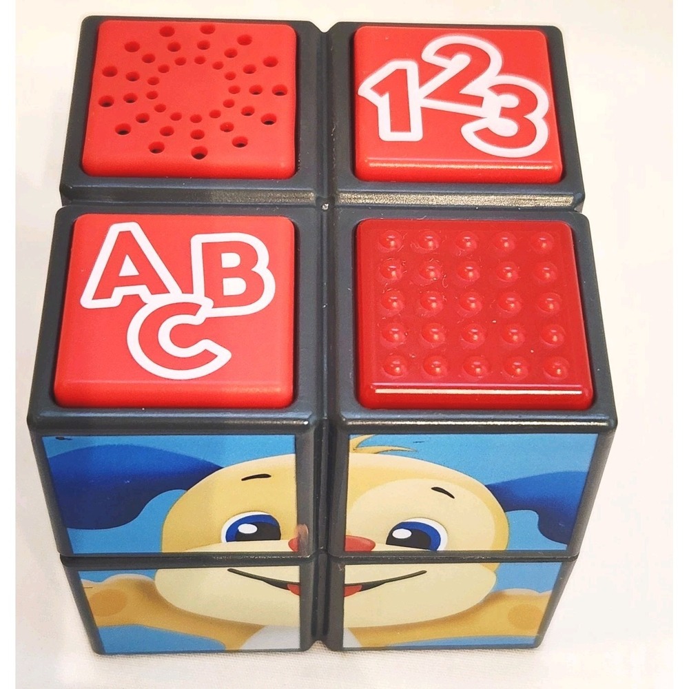 Fisher Price ABC 123 Talking Musical Cube Learning Activity Works‎